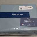 Bedsure Mineral Blue Duvet Cover King Size - 3 Pieces Prewashed Cotton-Like Polyester Extra Soft Bedding Set, Includes 1 Duvet Cover 104x90 Inches with Zipper Closure & 2 Pillow Shams, No Comforter
