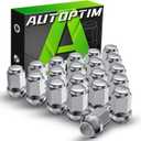 AUTOPTIM M12x1.5 Wheel Lug Nuts - Replacement for 2008-2024 Dodge Journey, 1987-2020 Grand Caravan, 2005-2009/2018-2025 Chevy Equinox, 1997-2012/2016-2025 Chevy Malibu, 20PCS Chrome Closed End Lug Nut