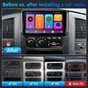 Android 15 Car Stereo Radio for Dodge Ram 1500 2500 3500 2002 2003 2004 2005: 9 Inch Touchscreen for Ram 1500 Radio, Wireless/Wire Carplay&Android Auto,Bluetooth,5G WiFi,GPS,SWC,Backup Camera,4+64G