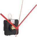 Hicarer 28 mm Long Shaft Quartz Clock Movement Clock Parts Repair Kit (Red)