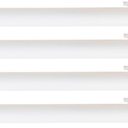 Plastic Bulk Ballpoint Pens for Office Church School Business Wedding, White, 4 PCS