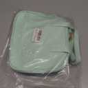 Travel Makeup Bag for Women, Large Capacity Cosmetic Bags for Girls, Compact Pouch Make up Organizer, Waterproof Toiletry Bag with Divider and Handle (Green2)