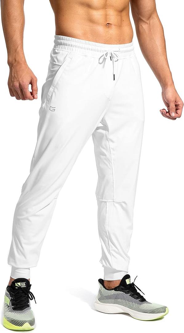 G Gradual Men's Sweatpants with Zipper Pockets Athletic Pants Traning Track Pants Joggers for Men Soccer, Running, Workout, (XL)
