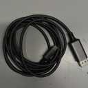 acer USB C to DisplayPort Cable 6.6 FT (4K@60HZ 2K@165Hz), Type-C to DisplayPort Cord (Sturdy Aluminum, Plug & Play) Thunderbolt 3/4/5 Compatible with MacBook Pro/Air, iPhone 16 Pro/Max, XPS, Surface