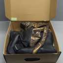 TIDEWE Chest Waders for Toddler & Children, Neoprene Waterproof Insulated Hunting & Fishing Youth Waders for Boy and Girl (14\15 Big Kid, Next Camo Evos Brown)