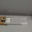 Floating Shelves for Wall, Wall Shelves, Off Center Metal Shelves for Living Room, 20 Modern Black Hanging for Decor Bedroom Bathroom Kitchen Plants (2 PCS)