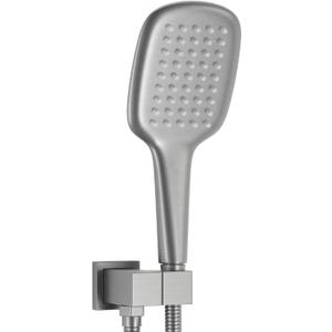 Brushed Nickel Shower Head Handheld HONGTONGSOWER Stainless Steel Bathroom showerhead Wand Hand-Held Sprayer with Extra Long Stainless Steel Hose
