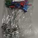 12 Pack Dragonfly Clip,Fake Dragonflies, Humming Bird Stakes Fake, Plastics Dragonfly for Garden Stakes Decor Yard Ornaments for Hat,Deer and Horse,Fly Scare Devices for Indoor Outdoor