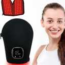 Sales Clearance Red Light Therapy Gloves for Hand Wrist Joints with 850nm Near-Infra, 360 Dual-Sided Near Infrared Hands Therapy 660nm, Timer, Rechargeable, for Adults