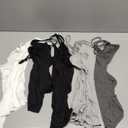 BQTQ 5 Pcs Women's Camisole Tank Top Undershirt Spaghetti Strap Basic Camisoles, XL