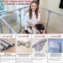 Acrylic Dog Playpen Dog Playpen Indoor Puppy Pen Pets Fence Puppies Cage10 Panels for Puppies Dog Play Pens for Dogs Indoor (8)