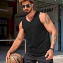 COOFANDY Men's Workout Tank Tops Sleeveless Muscle Gym Shirt Bodybuilding Tee (XL)