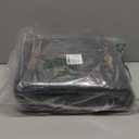 RELEANY Washable Area Rugs 4'x6' Non-Slip Modern Abstract Soft for Living Room Entryway Bedroom Nursery, Print Pattern, Dark Black Gold