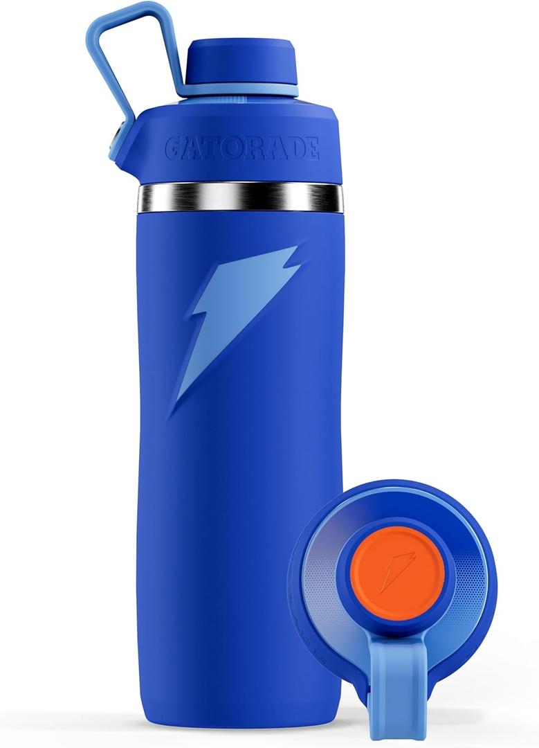 Gatorade 'Overtime' 22oz Stainless Steel Water Bottle (Blue)