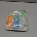 Skylety 8 Pieces Glow in The Dark Sticky Balls 2.6 Inches Elevated Glowing Stress Ceiling Lumi Balls Relax Cool ASMR Stuff for Ceiling Wall Adults (White, Blue, Orange, Green)