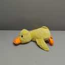 Duck Dog Toy for Aggressive Chewers, Calming Duck Toy for Dogs with Quacking Sound, Mellow Dog Calming Pillow, Safe and Durable(Yellow 17.7in)