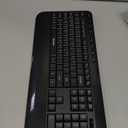 TECKNET Ergonomic Wireless Keyboard for Laptop, 2.4G USB Silent Computer Keyboard with Comfortable Palm Rest & Adjustable Feet Stand for Desktop, PC, Notebook, Surface and Windows, Full Size Layout (Black)