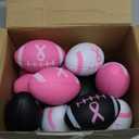 Foilswirl 16 Pcs Mini Foam Football Stress Ball 2.17" Small Sport Party Favor Balls Bulk for Kids Goodie Bag Filler Game Day Homecoming Carnival Birthday Reward Toy(Pink)