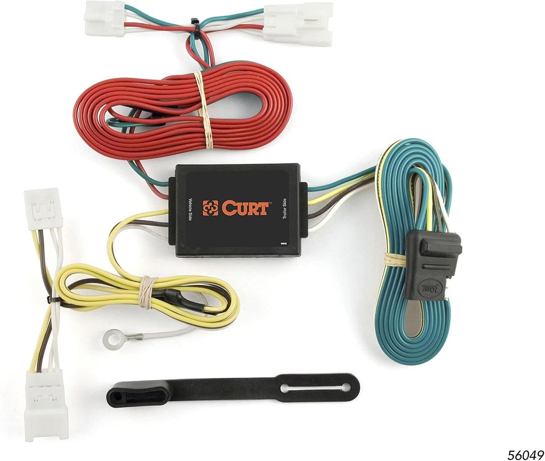 CURT 56049 Vehicle-Side Custom 4-Pin Trailer Wiring Harness