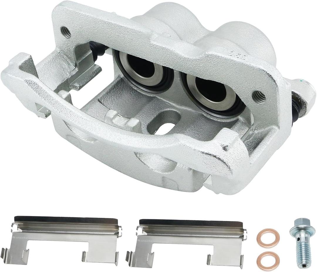 BDELI Front Right Brake Caliper with Bracket 18B4728 Replace for 1999-2004 Chevy Silverado 1500, 2000-2006 Tahoe, 1999-2004 GMC Sierra 1500, 4.3/4.8/5.3/6L, 25848000, 19149076, FRC11021, 18FR1378