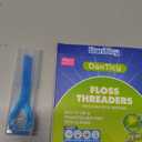 Floss Threaders, Deep Clean Dental Floss Threader for Braces, Bridges, and Implants 200PCS(4Pack),Blue
