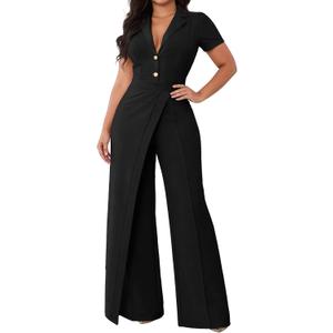 SeNight Women Sparkly Jumpsuits Sexy Long Sleeve Elegant Mock Neck Shiny Straight Long Pants Rompers Club Night Outfits, Medium