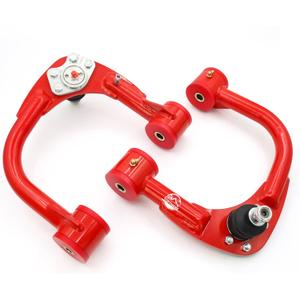 Front Upper Control Arms for 2005-2024 Toyota Tacoma, Hilux & Fortuner, 1-4" Lift Tubular Control Arms Replacement OEM, Adjustable Ball Joints, Polyurethane Bushings