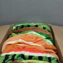 Coume 8 Pcs 15.7 Inch Fruit Pillows Round Floor Cushions 3D Watermelon Kiwi Lemon Orange Decorative Stuffed Throw Pillows Chair Toy Seat Floor Seat Cushions for Kids Couch Sofa Classroom