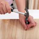 Gatuida Small Claw Hammer Set of 5 Mini Nail Hammers with Non-Slip Rubber Handles for Home Carpet and Wall Use