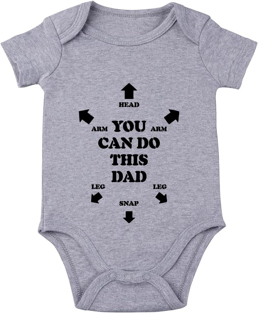 listery Funny Baby Clothes For Babies Boys Girl Newborn Dad Bodysuit Cute Novelty Infant Funny Pregnancy Announcement