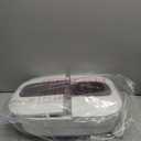 RIKE Collapsible Foot Spa with Heat, Bubbles, 24-Level Temp Control, Red Light, Timer, Foot Soaking Tub with 6 Shiatsu Rollers & Pumice Stone, Foot Bath Massager Pedicure FootSpa for Stress Relief