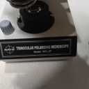 Radical Trinocular Polarizing Microscope W Rotating Stage Bertrand Lens Full Quarter Wave Plates and Camera Port RPL 3T