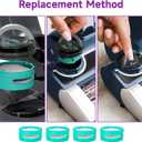 4 Pack for Shark Odor Neutralizer Cartridge Replacement Shark Air Purifier Odor Neutralizer Cartridge UV900 ZU102 LA702 HP100 HP300 HP100C HP202 HP305 HE602 AZ2501 AZ3000 AZ4000 IZ562H 1541FC3000