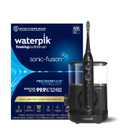 Waterpik Sonic-Fusion 2.0 Professional Flossing Electric Toothbrush with Water Flosser Combo Two In One, For Daily Gum Care and Cleaning Teeth, Braces, Implants, Black SF-04CD012-4