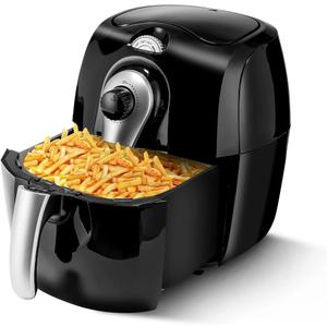 Compact 7 QT Non-Stick Air Fryer with Touch Control - Perfect for Families