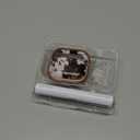 Inesore with Safety Lock for AirPods 4 Case,Clear Floral Cute AirPod 4th Generation Case for Women Girly with Cleaner Kit and Keychain-Black+Gold Black Gold Flower