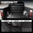 LASFIT Bed Mat for Toyota 2007-2021 Tundra 5.5FT/5.5'Truck Bed Mat All Weather 5.5 FT Bed Liner for Toyota Tundra 2021 2020 2019 2018-2007 Accessories TPE Trunk Mat Cargo Mat (Not Fit Drop-in Liner)