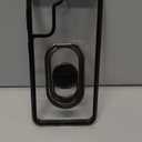 Shields Up for Samsung Galaxy S21 Case with Stand, Galaxy S21 Case Clear with Double Ring Holder [Adjustable & Foldable] Shockproof Protective Cover for Samsung Galaxy S21 - Clear Black