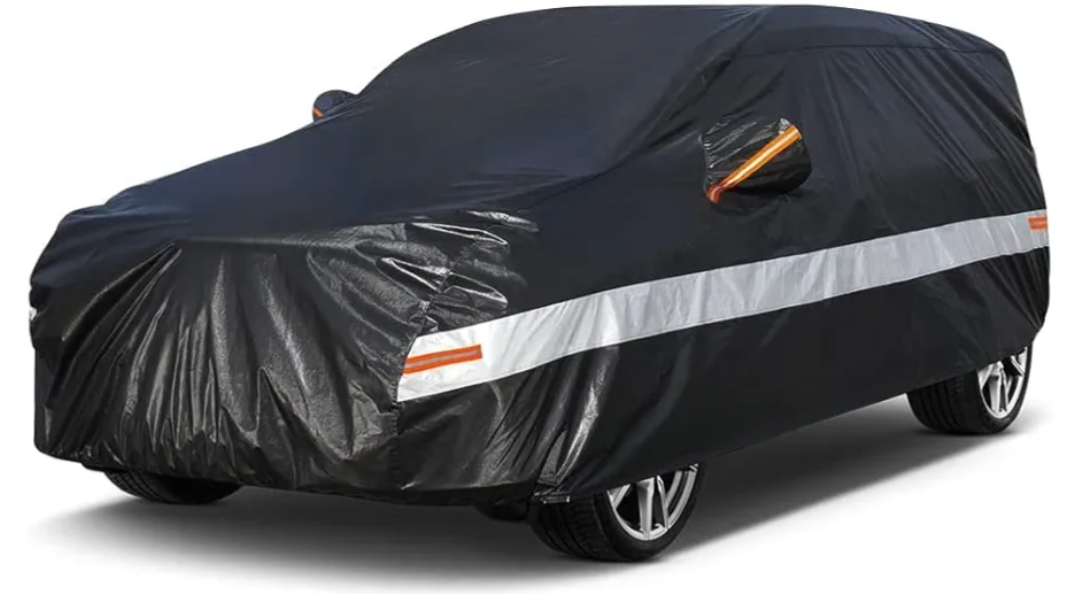 SUV Car Cover Custom Fit Trailblazer 2016-2019, 100% Waterproof Breathable Outdoor Car Covers, Sun Rain Dust Snow Protection