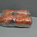 2 x SHareconn 20 Bundles Artificial Fall Flowers for Outdoors Decoration, Fake Silk Daisy Realistic Faux Plants UV Resistant for Planter Home Porch Patio Autumn Indoor Outside Decor, Sunset Red Orange