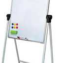 24"36" Double Sided Magnetic Whiteboard, Height Adjustable Dry Erase Board with Stand, Foldable A-Frame Whiteboard for Kids, Classroom, Office, Home with Markers, Eraser & Magnets