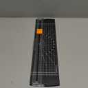 Portable Two-Way Paper Cutter, 12 inch Paper Cutter Cutting Tool Suitable for Craft Paper A4 Photos and Cards Bi-Directional Paper Cutter with Safety Protection and Side Ruler