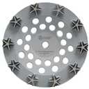 Star Threaded 7 Inch 10 Segment Turbo Concrete Grinding Cup Wheel for Grinding, Leveling, Removing Glue/Coating