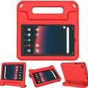 BMOUO Kids Case for Walmart Onn 7 inch Gen 3 2022 (Model:100071481), Light Weight Shockproof Convertible Handle Stand Case for Onn 7" Tablet 2022 (Only Fit for 2022, 3rd Gen), Red