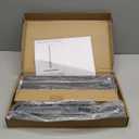 Haturi Vacuum Stand for Dyson Gen5 V15 V12 Detect V11 V10 V8 V7 V6, Vacuum Holder and Metal Storage Bracket Standing dock with Hidden Cord Design for Dyson Handheld Cordless Vacuum Cleaners (with Square Base, Dark Grey)