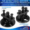 For Detroit Diesel DD13 DD15 Front & Rear Crankshaft Oil Seal Remover Installer Tool Master Kit Alternative to W470589004300 W541589023300 W541589003400