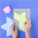 EK Tools Mini Scoring Board, 7.5"x9.75", with Bone Folder, Scoreboard for Paper Crafting, Make Envelopes, Cards, Precision Photos, and More