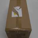 Utility Slim Storage Cart, 4 Tier Small Rolling Kitchen Laundry Room Cart with Wood Top, Metal Narrow Bathroom Storage Cabinet Mobile Shelf Unit Organizer Trolley with Handle for Narrow Space (7.1 inch wide, White)