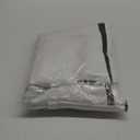 NICETOWN White 100% Blackout Curtains 45 inches Long, 2 Thick Layers Completely Blackout Window Treatment Thermal Insulated Lined Drapes for Small Window (1 Pair, 42 inches Width Each Panel)