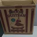 Eyliden Commercial Angle Broom and Dustpan Combo, with Long Handle, Lobby Dust Pan Sweep Set for Outdoor Garages Courtyard Sidewalks Decks Indoor Home Kitchen Room Office (Black Broom+Dustpan)